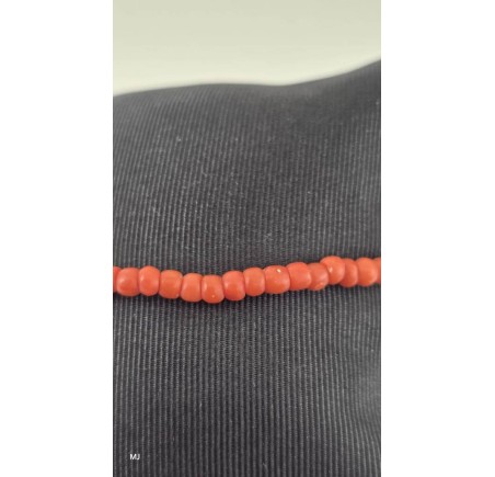 Bloedkoralen armband met gouden slot
