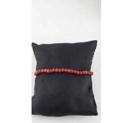 Bloedkoralen armband met gouden slot