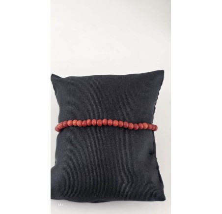 Bloedkoralen armband met gouden slot