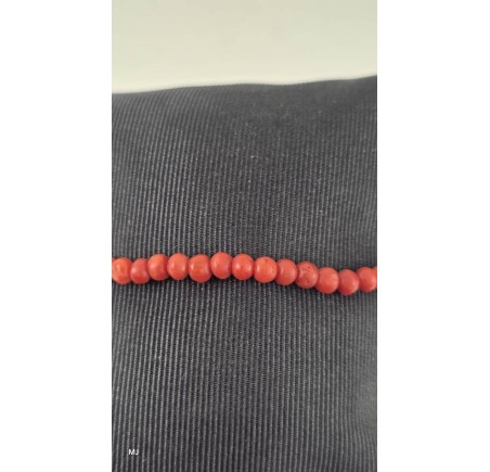 Bloedkoralen armband met gouden slot