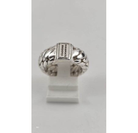 Zilveren Buddha to Buddha ring