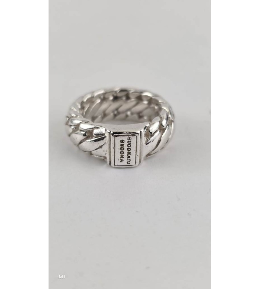 Zilveren Buddha to Buddha ring