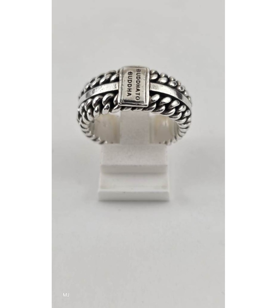 Zilveren Buddha to Buddha ring