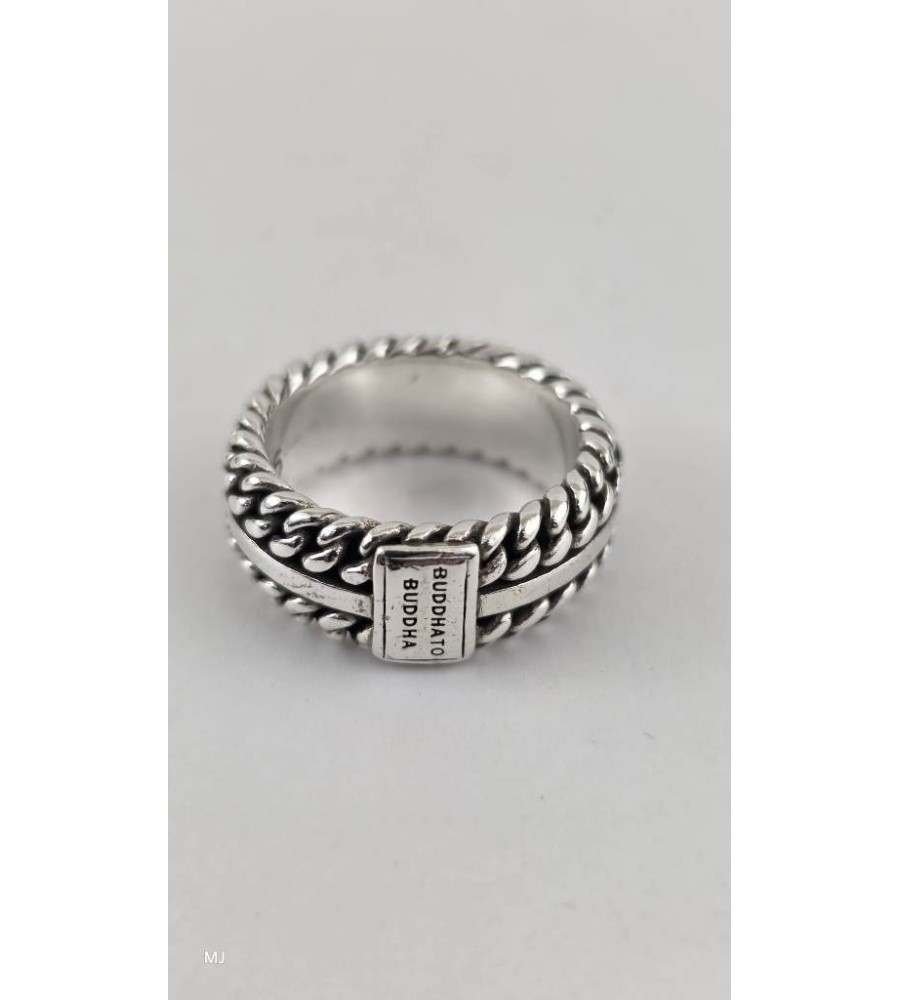 Zilveren Buddha to Buddha ring
