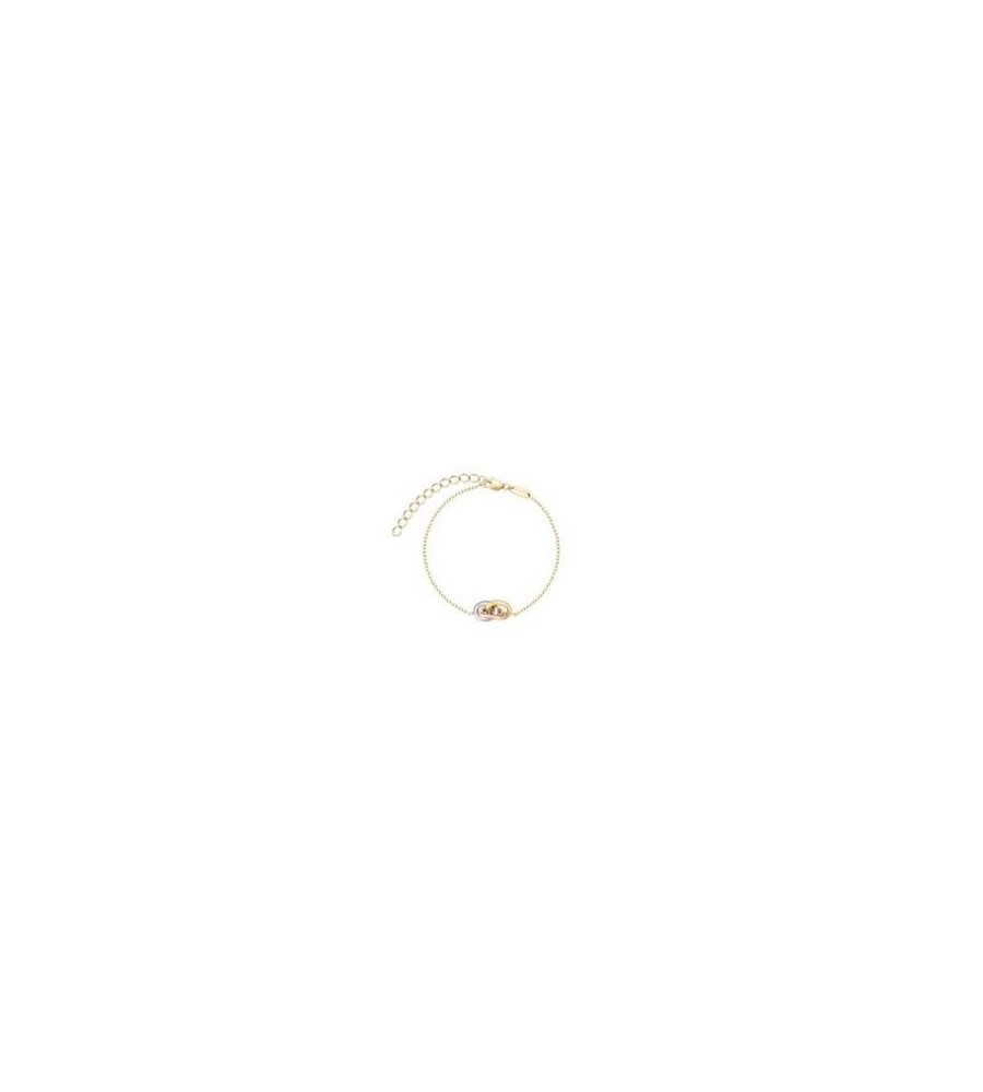 Rosefield staal vergulde armband