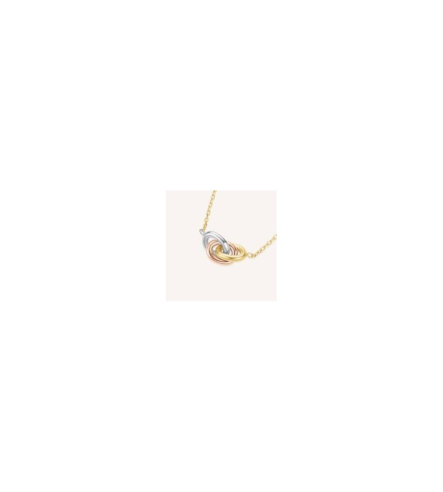 Rosefield staal verguld choker