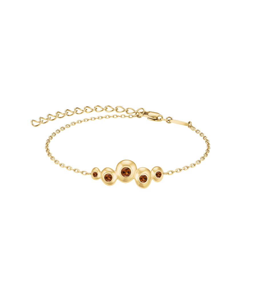 Rosefield staal vergulde armband