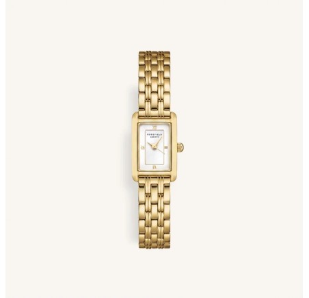 Rosefield dameshorloge Mini Heirloom White Dial Gold MWGSG-M08
