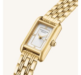 Rosefield dameshorloge Mini Heirloom White Dial Gold MWGSG-M08