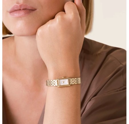 Rosefield dameshorloge Mini Heirloom White Dial Gold MWGSG-M08