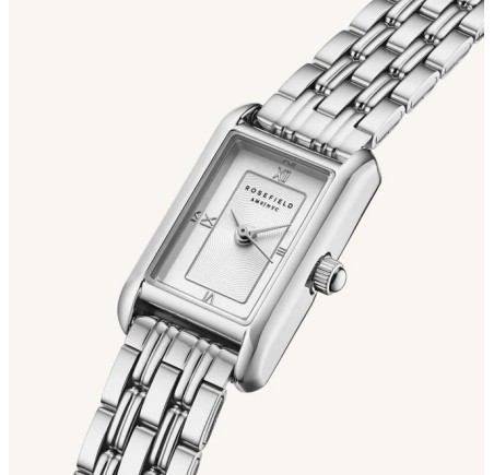 Rosefield dameshorloge Mini Heirloom White Dial Silver MWSSS-M09