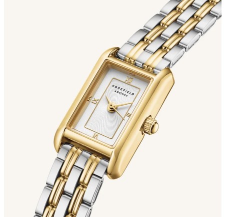 Rosefield dameshorloge Mini Heirloom White Dial Duotone MWDSD-M10