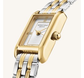 Rosefield dameshorloge Mini Heirloom White Dial Duotone MWDSD-M10