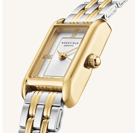 Rosefield dameshorloge Mini Heirloom White Dial Duotone MWDSD-M10