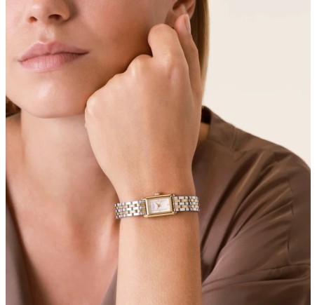 Rosefield dameshorloge Mini Heirloom White Dial Duotone MWDSD-M10