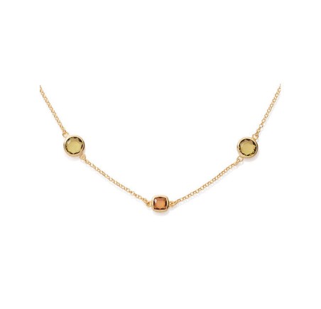 Zilveren collier verguld 102.8632.55