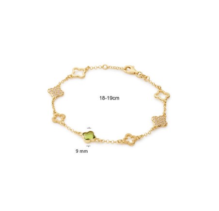 Zilveren armband verguld 104.8632.19