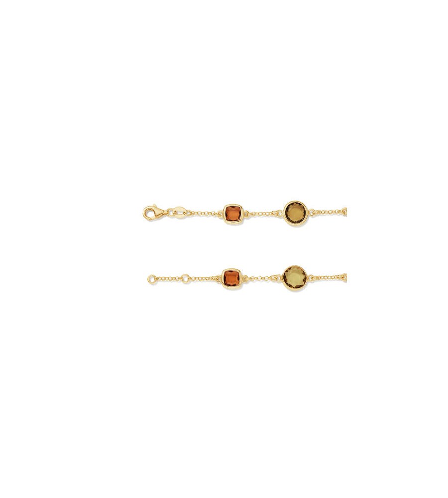 Zilveren armband verguld