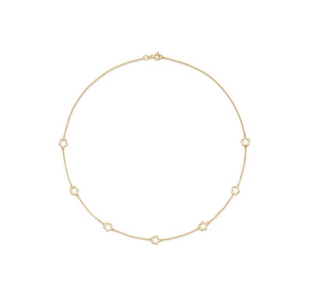 Zilveren collier verguld 102.8050.50