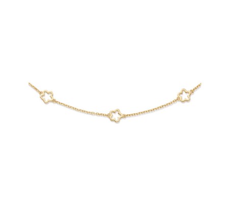 Zilveren collier verguld 102.8050.50