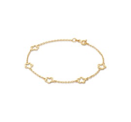 Zilveren armband verguld 104.8050.19