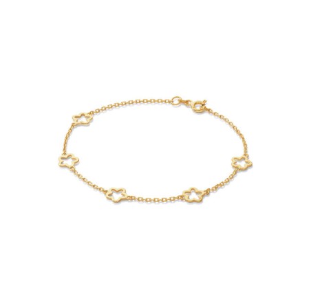 Zilveren armband verguld 104.8050.19