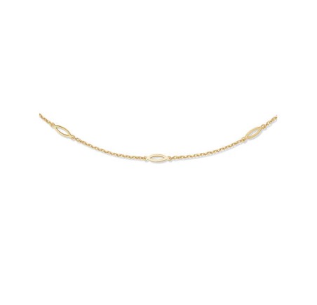 Zilveren collier verguld 102.8051.50