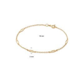 Zilveren armband verguld 104.8051.19