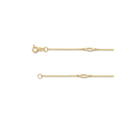 Zilveren armband verguld 104.8051.19