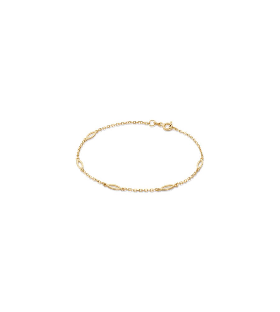 Zilveren armband verguld