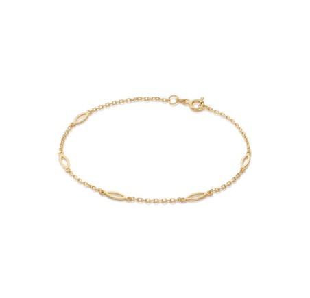 Zilveren armband verguld 104.8051.19