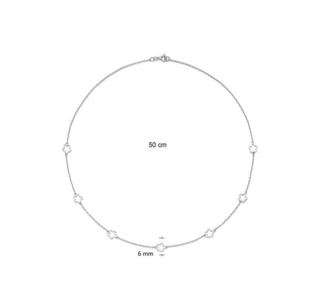 Zilveren collier verguld 102.0050.50