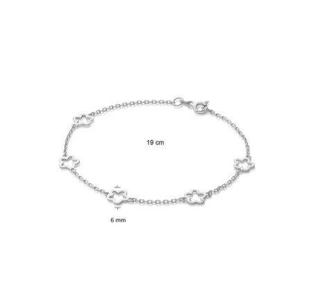 Zilveren armband verguld 104.0050.19