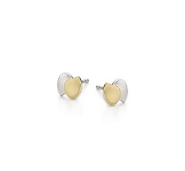 Zilveren oorknop